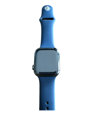 Apple Watch Series 6 44mm gps+ cellular steel- A grade very good condition - Sport band midnight blue